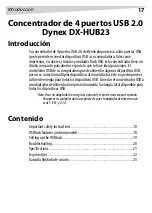 Preview for 17 page of Dynex DX-HUB23 - 4 Port USB 2.0 Hub User Manual