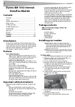 Preview for 2 page of Dynex DX-M102 User Manual