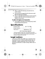 Preview for 3 page of Dynex DX-MP3FM - Digital FM Transmitter User Manual