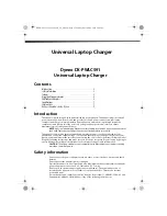 Preview for 2 page of Dynex DX-PWLC591 User Manual