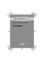 Dynex DX-PWLMSE - Wireless Optical USB Laptop Mouse User Manual предпросмотр