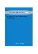 Предварительный просмотр 1 страницы Dynex DX-UPDVD2 (French) Manual De L'Utilisateur