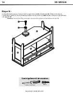 Preview for 16 page of Dynex DX-WD1202 (French) Assembling Instructions