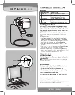 Preview for 1 page of Dynex DX-WEB1C_CPW Setup Manual