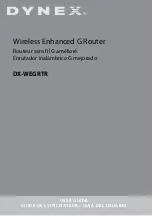 Dynex DX-wegrtr - Enhanced Wireless G Router User Manual preview