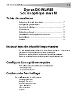 Preview for 17 page of Dynex DX-WLMSE User Manual