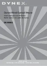 Dynex DX-WMSE - Wired Optical Mouse User Manual предпросмотр