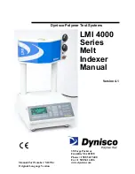 Предварительный просмотр 1 страницы Dynisco 4001 Manual