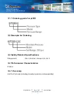 Предварительный просмотр 7 страницы Dynisco PT303 Operating Manual