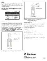 Предварительный просмотр 2 страницы Dynisco PT449 Operating Instructions