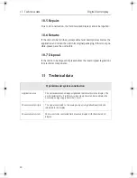 Preview for 20 page of Dynisco SPXD Operating Instructions Manual