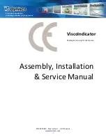 Preview for 1 page of Dynisco ViscoIndicator Installation & Service Manual