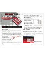 Dynojet Auto Tune User Manual preview