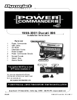 Предварительный просмотр 1 страницы Dynojet Power Commander III 705-411 Installation Instructions