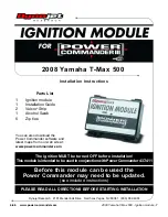 Предварительный просмотр 1 страницы Dynojet Power Commander III USB Ignition Module Installation Instructions