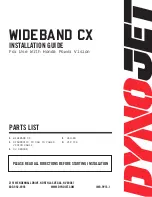 Preview for 1 page of Dynojet WIDEBAND CX Installation Manual