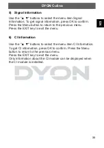 Preview for 33 page of Dyon Culina Manual