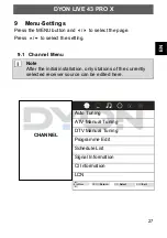 Предварительный просмотр 27 страницы Dyon LIVE 43 PRO X Manual