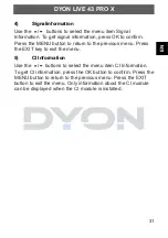 Предварительный просмотр 31 страницы Dyon LIVE 43 PRO X Manual