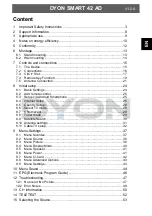 Preview for 1 page of Dyon SMART 42 AD Manual