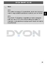 Preview for 23 page of Dyon SMART 42 AD Manual