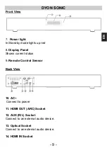 Preview for 9 page of Dyon SONIC Operating Manual