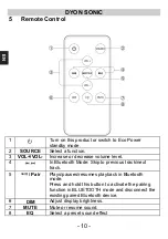 Preview for 10 page of Dyon SONIC Operating Manual