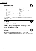 Предварительный просмотр 44 страницы dyras ESI-2400AC Instruction Manual