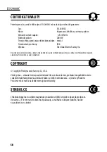 Предварительный просмотр 58 страницы dyras ESI-2400AC Instruction Manual