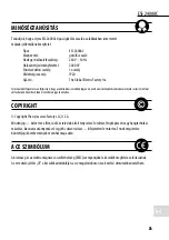 Предварительный просмотр 73 страницы dyras ESI-2400AC Instruction Manual