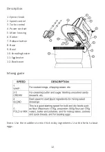 Предварительный просмотр 12 страницы dyras HM753ALP-B Instruction Manual