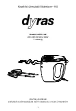 Preview for 1 page of dyras HM755-WH Instruction Manual