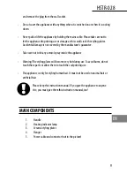 Preview for 9 page of dyras HSTR-028 Instruction Manual