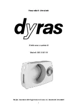 dyras MS-3001W Instruction Manual preview