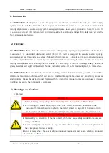 Preview for 3 page of DYS DWA-2000A-SS Operating Instructions Manual