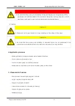 Preview for 4 page of DYS DWA-2000A-SS Operating Instructions Manual