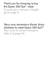 Предварительный просмотр 3 страницы Dyson 360 Eye How To Use Manual