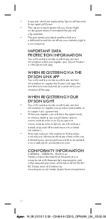 Preview for 22 page of Dyson CSYS CD05 Operating Instructions Manual