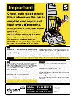 Предварительный просмотр 6 страницы Dyson DC 01 Operating Manual