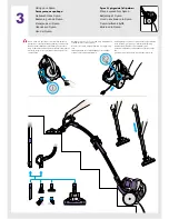 Предварительный просмотр 3 страницы Dyson DC05 Assembling Instructions