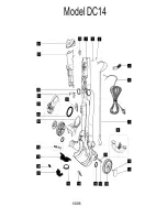 Dyson DC14 Complete Parts List предпросмотр