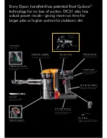 Предварительный просмотр 2 страницы Dyson DC31 Brochure