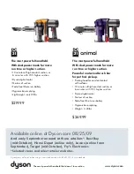 Предварительный просмотр 3 страницы Dyson DC31 Brochure