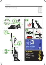 Dyson DC55 Operating Manual предпросмотр