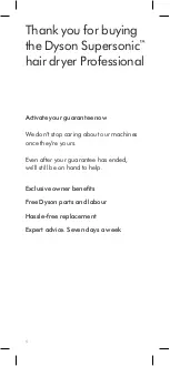 Preview for 6 page of Dyson HD04 User Manual