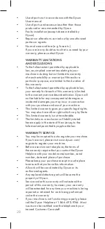 Preview for 28 page of Dyson Solarcycle CD05 User Manual