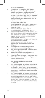 Preview for 56 page of Dyson Solarcycle CD05 User Manual