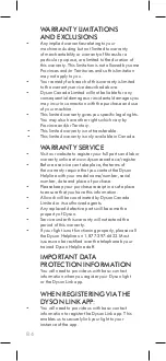 Preview for 84 page of Dyson Solarcycle CD05 User Manual