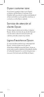 Preview for 114 page of Dyson Solarcycle CD05 User Manual