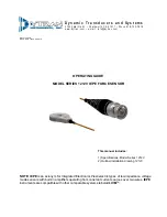 Dytran Instruments 1212V IEPE Series Operating Manual preview